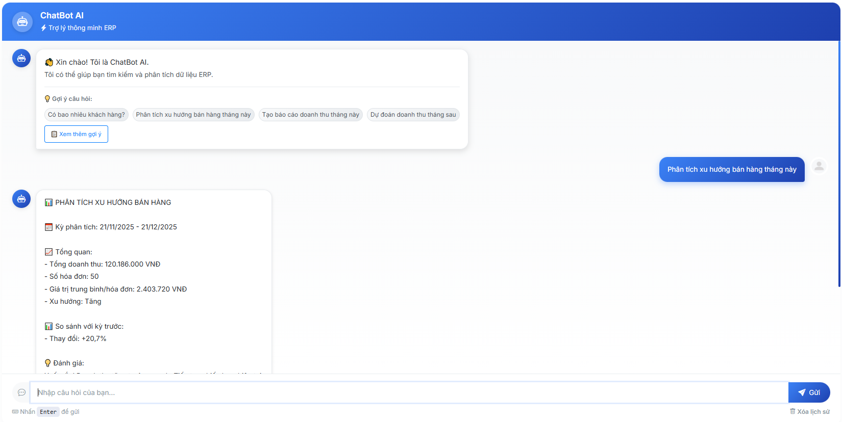 AI ChatBot hỗ trợ